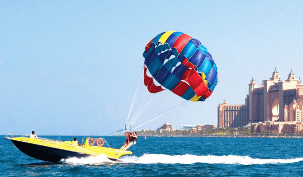 parasailing